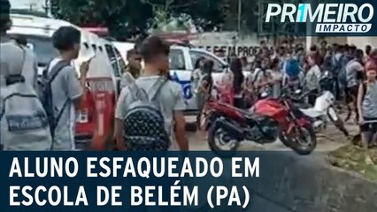Estudante do ensino médio é esfaqueado em escola de Belém (PA)