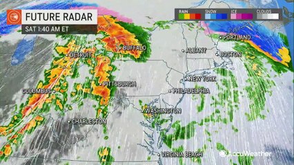 Soggy start to April for the Northeast