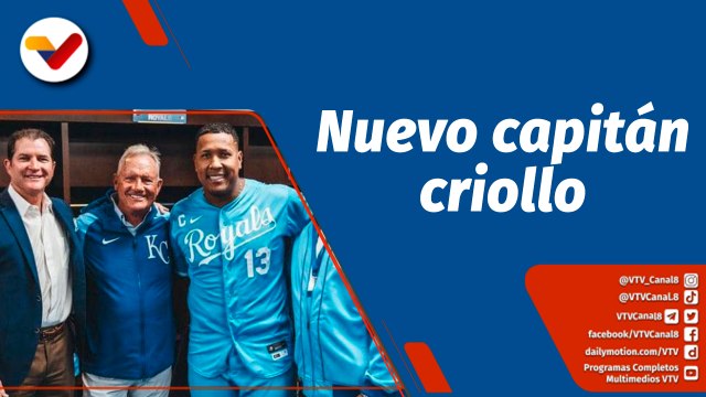 Deportes VTV | Salvador Pérez fue nombrado capitán del equipo Kansas City Royals