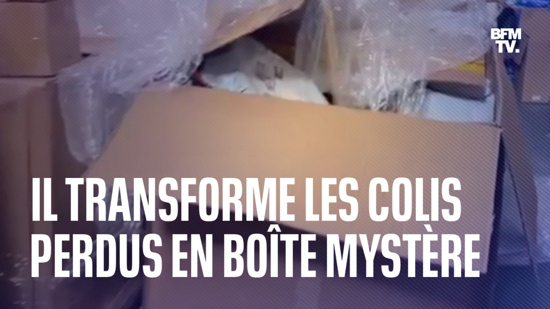 Il transforme les colis perdus en boîte mystère - Vidéo Dailymotion