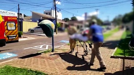 Motociclistas ficam feridos em acidente de trânsito no São Cristóvão