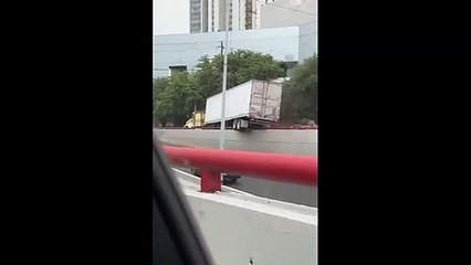 Un routier très chanceux