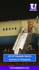 US VP Kamala Harris Arrives in Tanzania As Part Of Her Tri Nation Visit To Africa