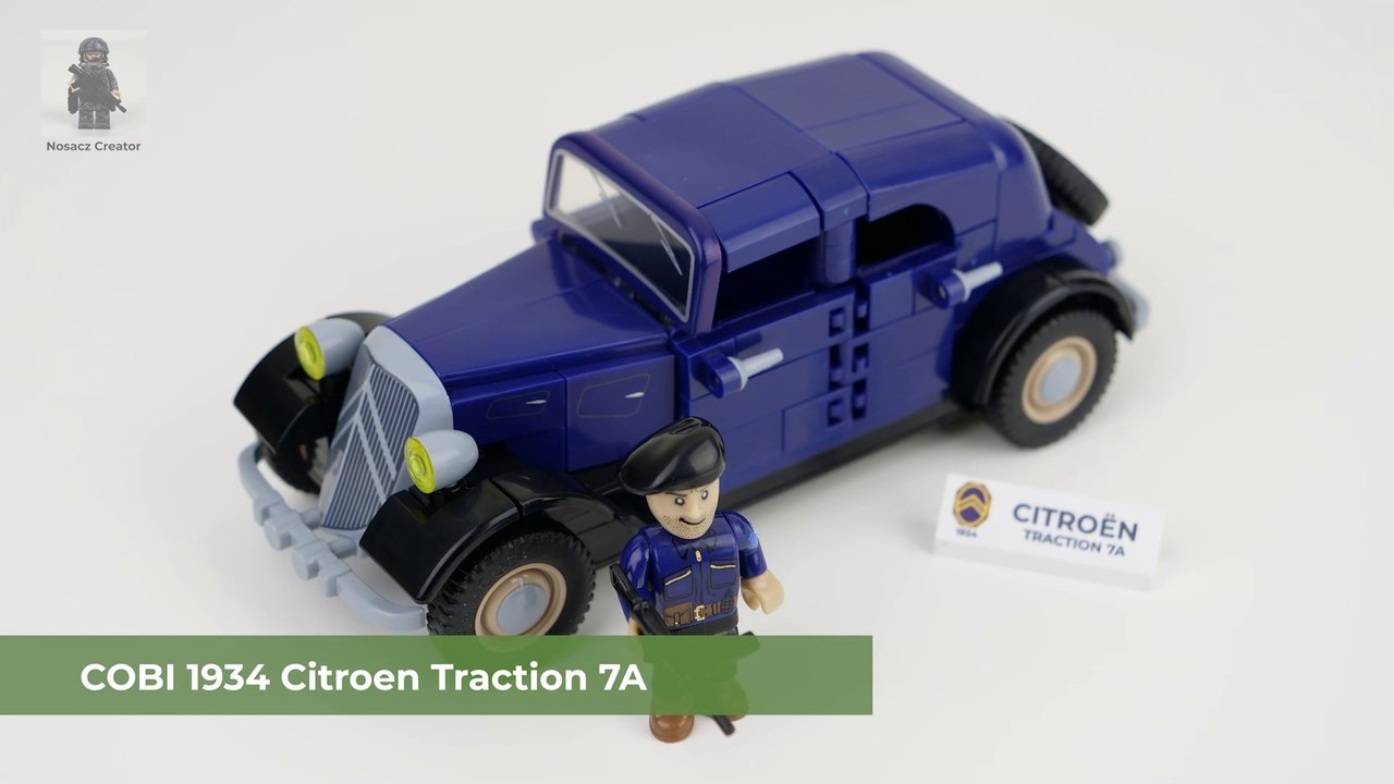 COBI World War II | 2263 --- 1934 Citroen Traction 7A --- unboxing and pure build --- part 1