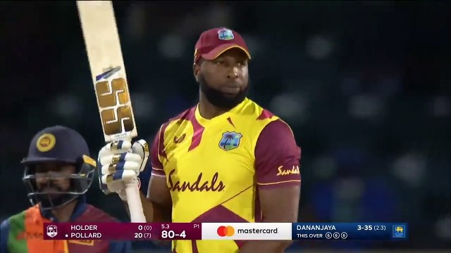 Kieron Pollard HITS Six Sixes in an Over!! _ West Indies vs Sri Lanka _ 1st CG Insurance T20I