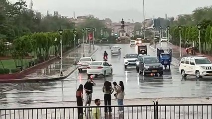 गर्मी में सर्दी... तीन घंटे में बरसा 5.2 मिमी बारिश, 6 डिग्री लुढ़का पारा