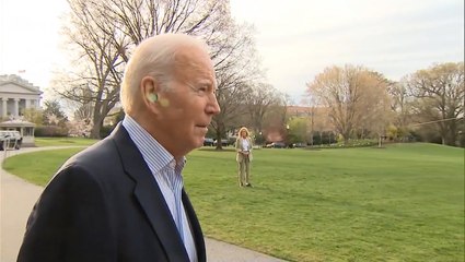 Joe Biden refuses to comment on Trump indictment