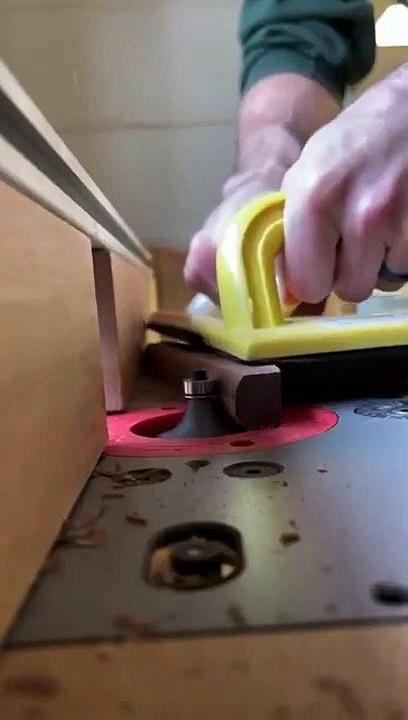 Making the base of the cabinet - Woodworking Skills  #woodtok #woodworking