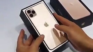 Opening of an ifoon. I phone 11 pro