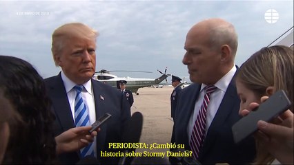 Las negaciones de Trump sobre el soborno a Stormy Daniels_