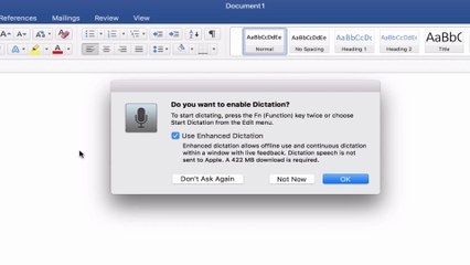 How to ENABLE & Use Voice Dictation on a Mac Computer - Basic Tutorial | New