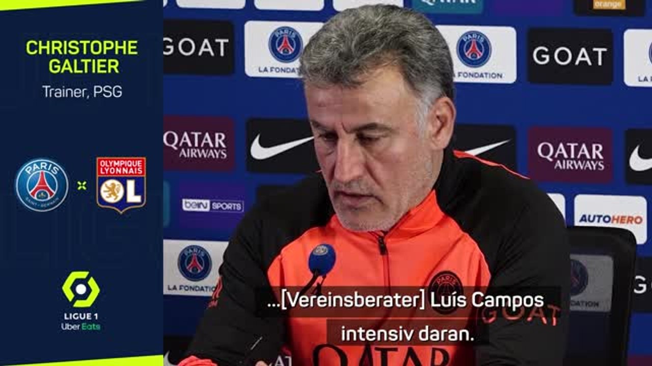 Galtier über Messis Zukunft: 'Es wird diskutiert'