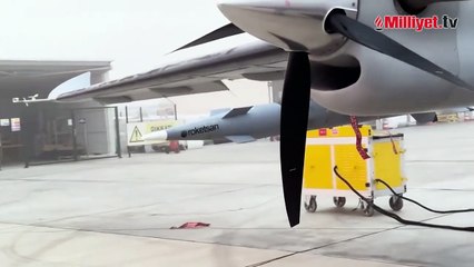 AKINCI İHA-230 Füzesi ile 140 kilometreden vurdu! 'Ülkemiz için önemli ve stratejik bir kazanım'