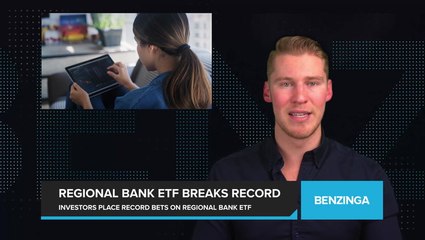 Investors Place Record Bets on Regional Bank ETF