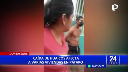 Intensas lluvias en Lambayeque y Piura activan quebradas e inundan viviendas