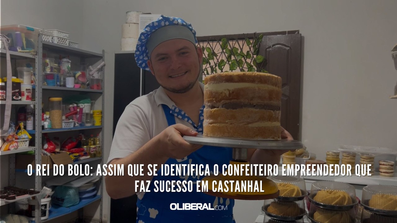 O Rei do bolo: assim que se identifica o confei...