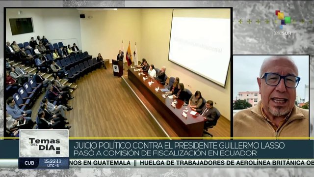 Ecuador: Comisión de Fiscalización Legislativa inició trámite de juicio político contra pdte. Lasso