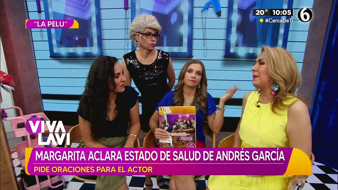 Margarita Portillo habla de la salud de Andrés García