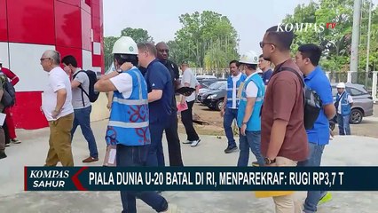 Piala Dunia U-20 Batal di Indonesia, Menparekraf: Kita Rugi Rp 3,7 Triliun!