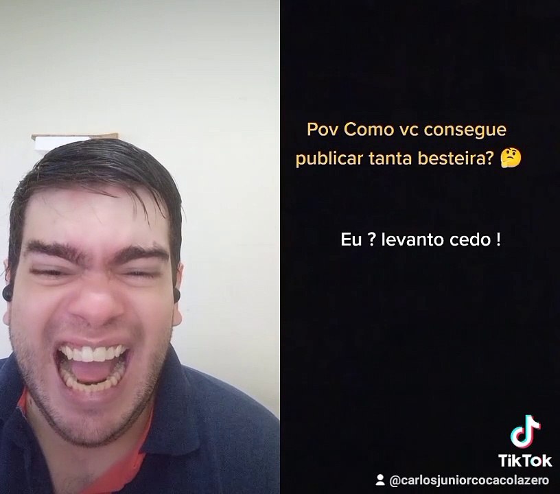 Eu acordo cedo kkk