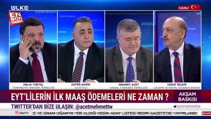 Bakan Vedat Bilgin, EYT'lilerin ilk maaşlarını ne zaman alacağını açıkladı