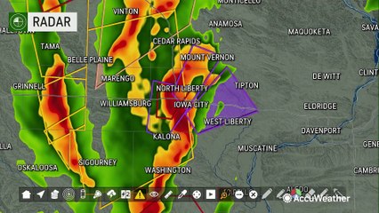 Tornadoes form rapidly as severe storms hammer Iowa