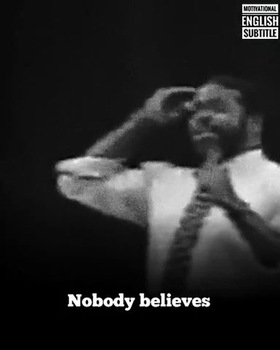 Nobody Believes in You #motivation