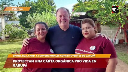 SALA CINCO - Proyectan una carta orgánica pro vida en Garupá