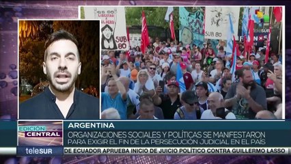 Organizaciones sociales y políticas exigieron el fin de la persecución judicial en Argentina