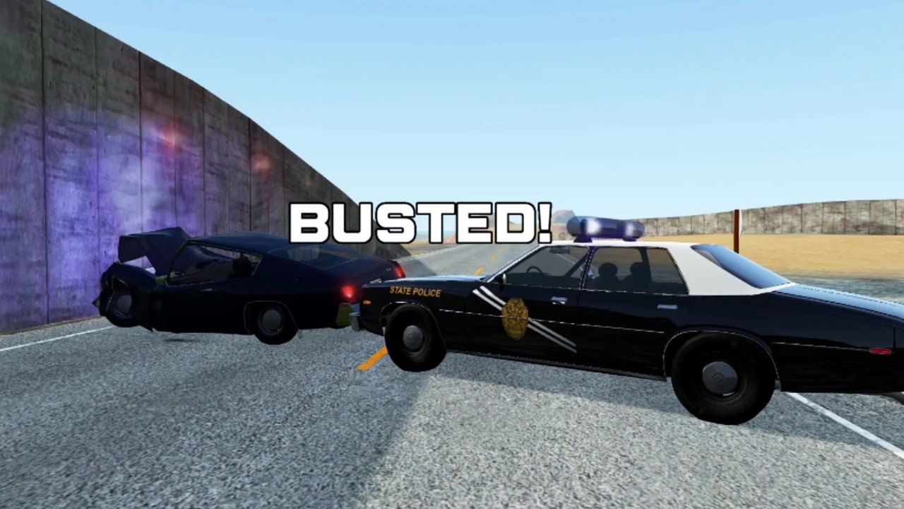 BeamNG Drive - Desert Highway Pursuit