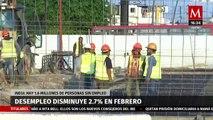 Desempleo en México disminuyó en febrero a 2.7%: Inegi