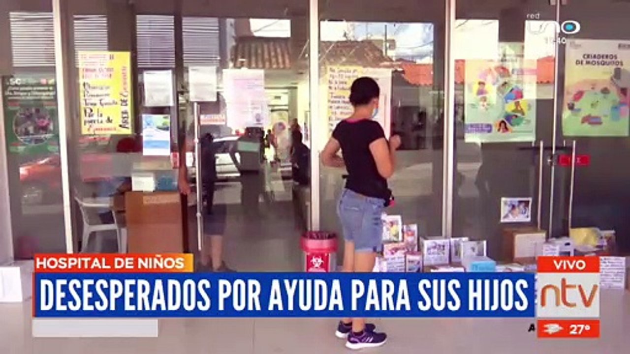 Desesperados  por ayuda para sus niños