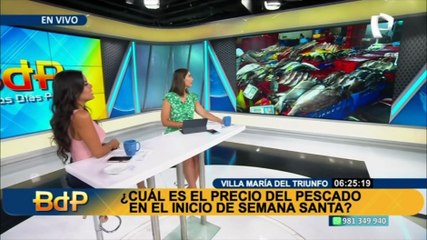 ¿Cuál es el precio del pescado en el inicio de Semana Santa?