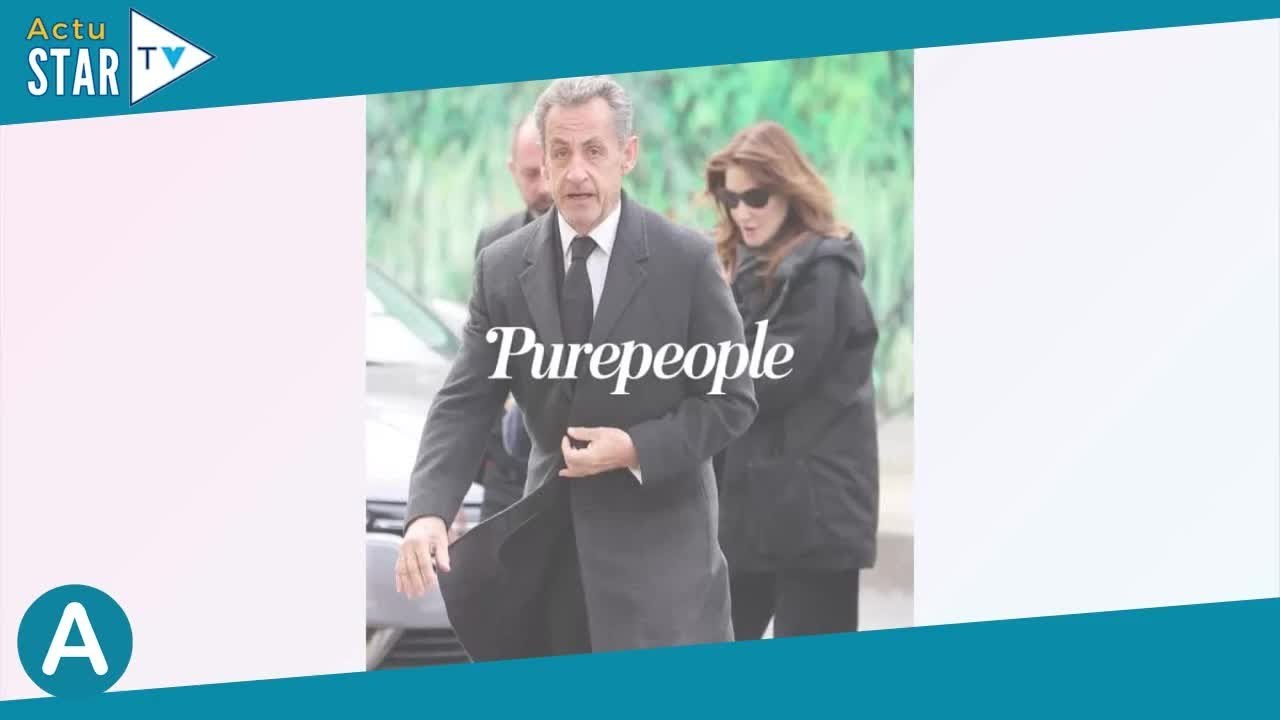 Nicolas Sarkozy en deuil : Carla Bruni, ses trois enfants... soutiens inconditionnels aux obsèques d