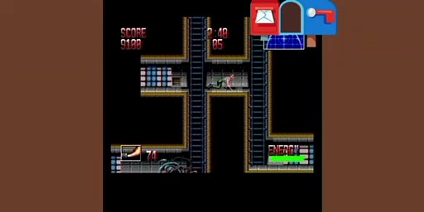 Alien 3 mega drive (1) move to end up down back to attack