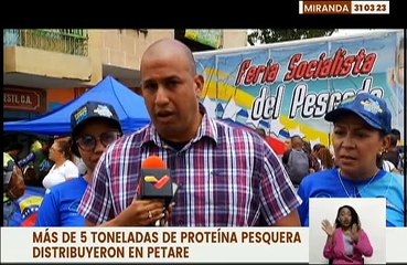 Miranda | Gobierno Bolivariano distribuye cinco toneladas de proteína pesquera en Petare