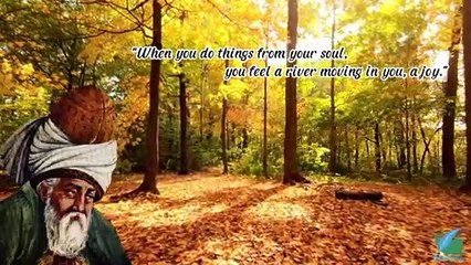 Peace: "Flowing with joy: Maulana Rumi's Quotes on Soulful Linving."