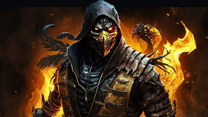 Mortal Kombat Heroes in Zombie styles Dark fantasy film by AI