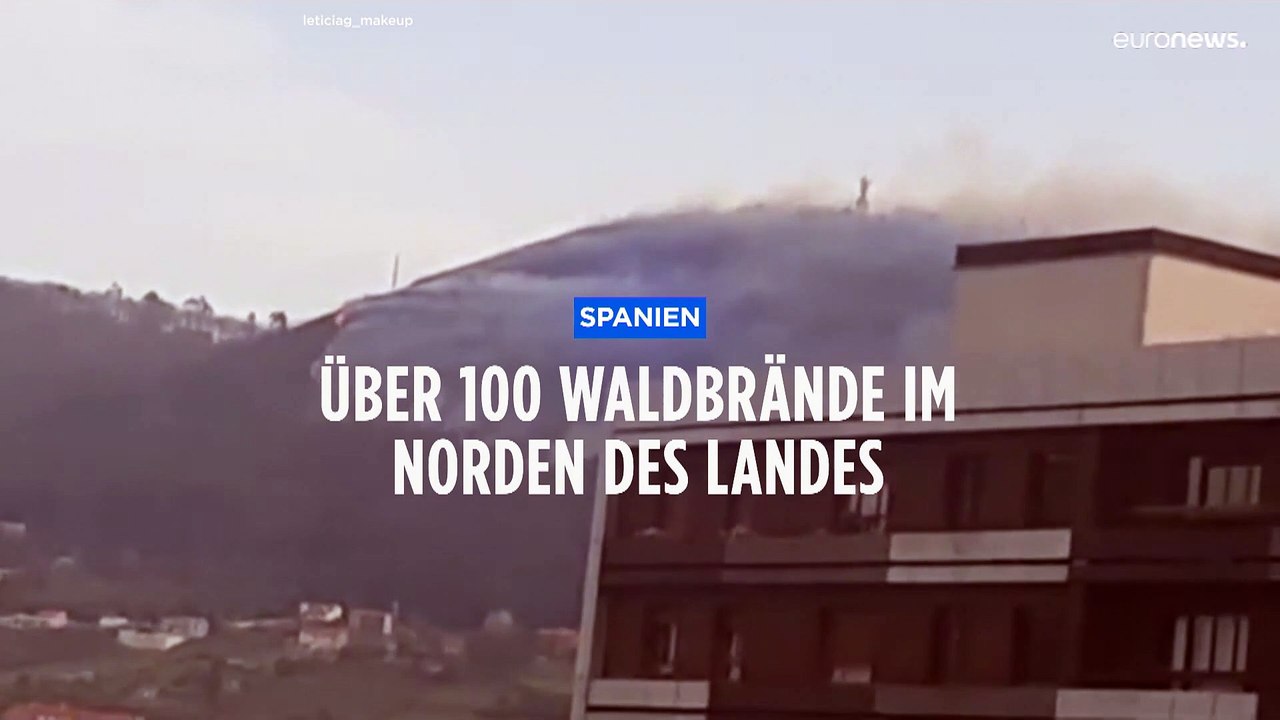 'Absichtlich gelegt': Über 100 Waldbrände wüten im nordspanischen Asturien