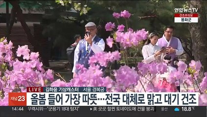 [날씨] 주말 초여름 더위…대기 건조·화재 주의