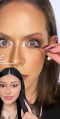 ESTOY IMPACTADA✨ Solo tengan cuidado con el pegamento! #makeup #parati_lower_540_1