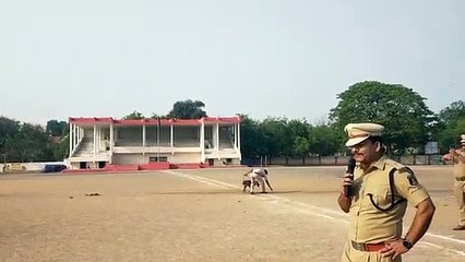 How prepared is the police of the district in case of rebellion or riot, mark drill took place in the presence of officers