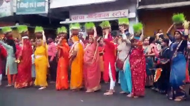 दसमीं पर जवारा विसर्जन की धूम, भक्ति भाव मे झूमे भक्त