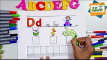 A to z drawing Letters D for Dog -Teaching Writing ABC for Preschool -Alphabet for Kids part 3