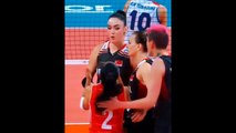 Zehra Gunes __ High Jump and Face Hit__ #zehragüneş #volleyballworld #volleyball #fyp #viral