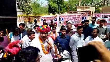 केबिनेट मंत्री ने कहीं ऐसी बात कि दिव्यांगों ने दिया धन्यवाद , देखें वीडियो