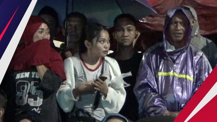Parepare Memerah Rayakan PSM Juara Liga 1 Walau Hujan Mengguyur