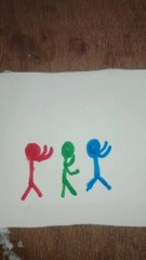 Animation Stick figure drawing