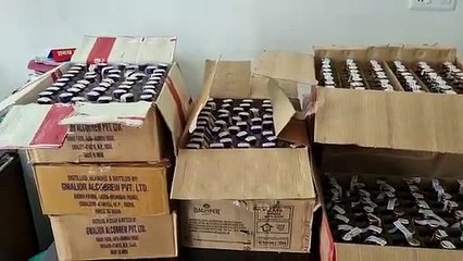 जबलपुर पुलिस की बड़ी कार्रवाई, भारी मात्रा में पकड़ी गई शराब - देखें वीडियो
