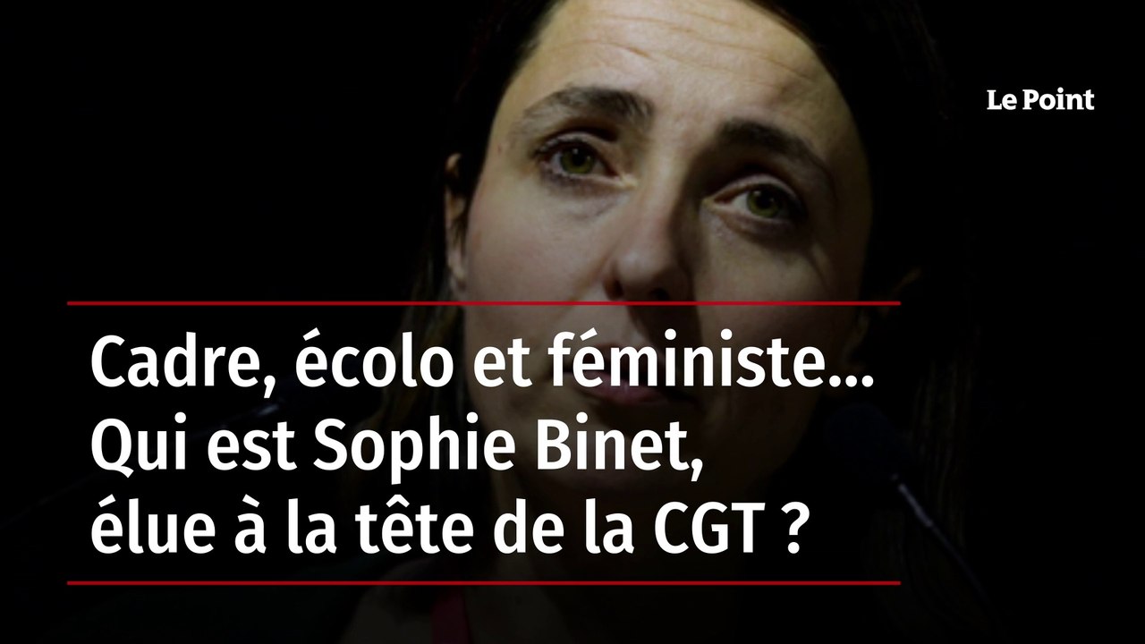 Cadre, écolo et féministe… Qui est Sophie Binet, élue à la tête de la CGT ?